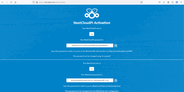 Activation Page