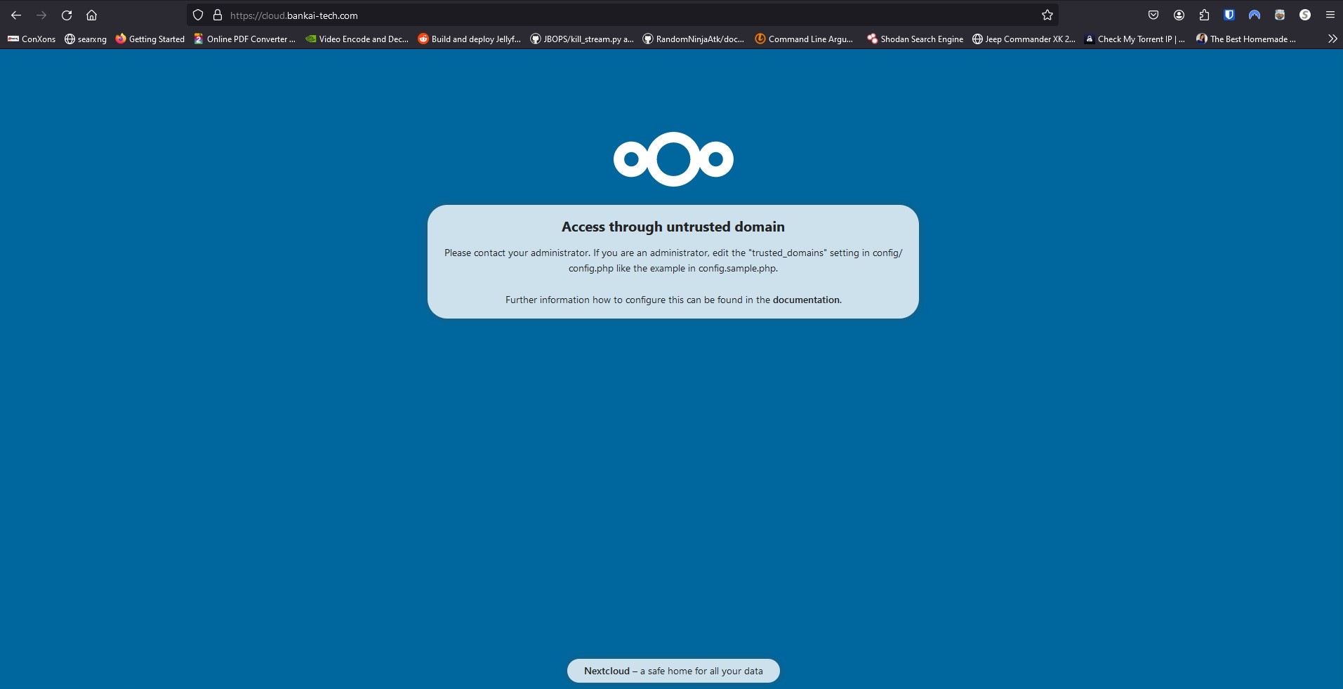NC Untrusted Domain
